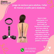 Juego de Collar de manos y cuello para ataduras